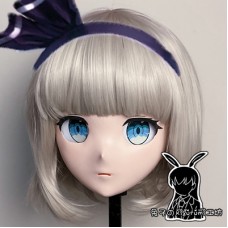 (RB351)Customize Full Head Quality Handmade Female/Girl Resin Japanese Anime Cartoon Character Kig Cosplay Kigurumi Mask